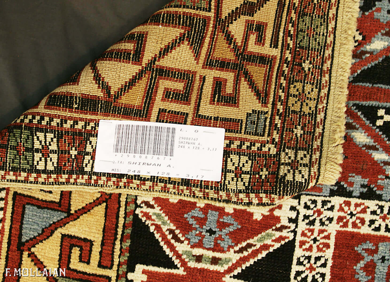 قالیچه آنتیک قفقازی شیروان کد:۲۹۰۰۸۷۶۷